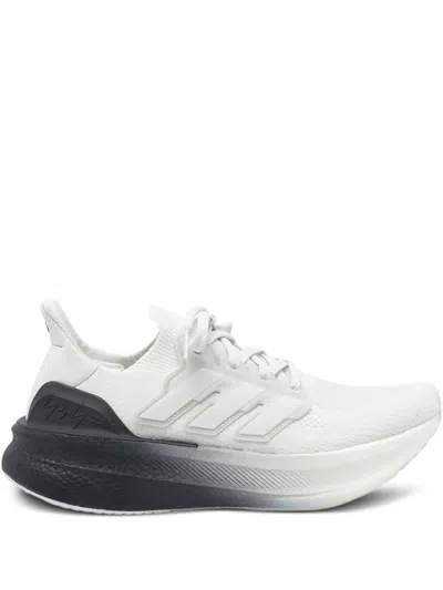 Y-3 Ultraboost Lace-up Sneakers In White
