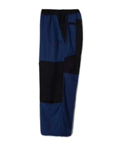 Y-3 Ultralight Nylon Pants In Dark Blue/black
