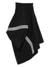 Y-3 Uneven Hem Skirt In Black