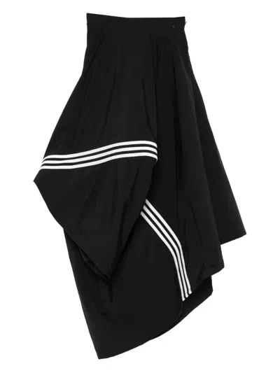 Y-3 Uneven Hem Skirt In Black