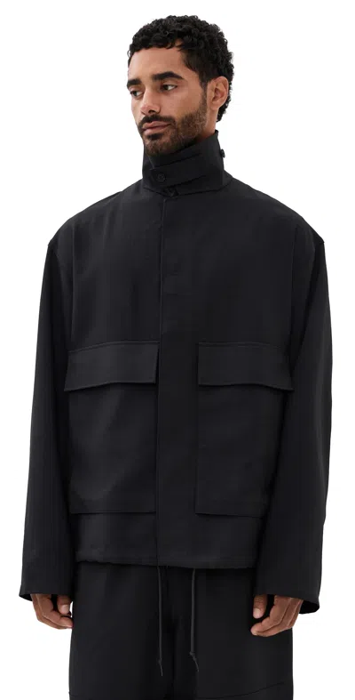 Y-3 Uniform Coach Jacket Black
