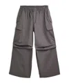 Y-3 Ut Twill Overalls In Gray