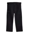 Y-3 Ut Twill Straight Pants In Black