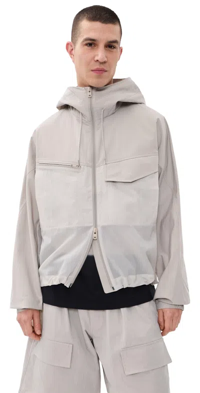 Y-3 Utility Jacket Brown In White