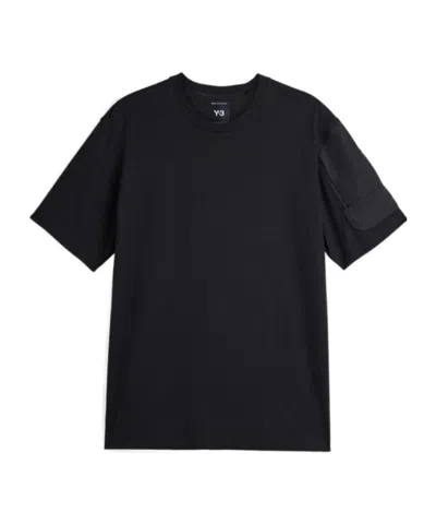 Y-3 Utility Short Sleeve Tee In Black