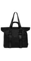 Y-3 Utility Tote Black In Black