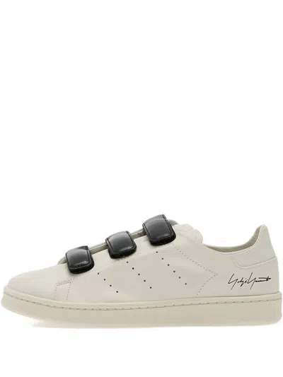 Y-3 Velcro Strap Sneakers In White