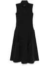 Y-3 Vent Midi Dress In Black