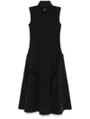 Y-3 Vent Midi Dress In Black