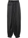 Y-3 VERTICAL STRIPED TAPERED TROUSERS FOR MEN AND WOMEN