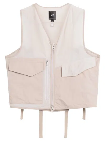 Y-3 Vest Adjustable Straps Front Pockets In Pink