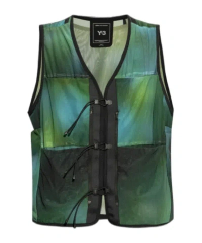 Y-3 Y-3 ALL-OVER PRINTED MESH VEST