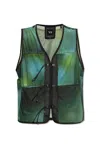 Y-3 All-over Print Mesh Vest In Multicolour