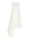 Y-3 Logo-print Cotton Minidress In White