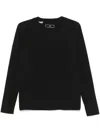 Y-3 W Run Knit Sweatshirt In Black