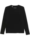 Y-3 W Run Knit Sweatshirt In Black