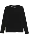 Y-3 W Run Knit Sweatshirt In Black