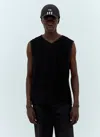 Y-3 Waffle Vest In Black
