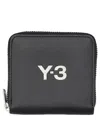 Y-3 Zipper Wallet In Black