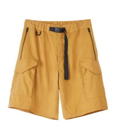 Y-3 Wash Tw Cargo Shorts In Brown
