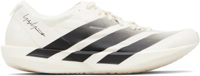 Y-3 WHITE ADIOS 9 SNEAKERS