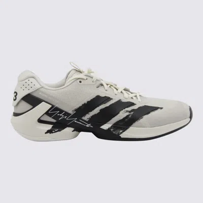 Y-3 WHITE AND GREY SNEAKERS