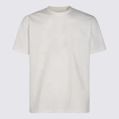 Y-3 WHITE COTTON T-SHIRT