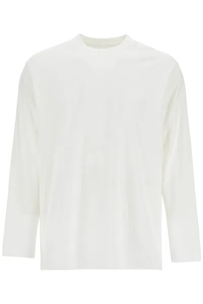 Y-3 White Cotton T-shirt With Graphic Print