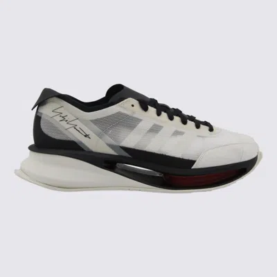 Y-3 WHITE GENDO RUN SNEAKERS