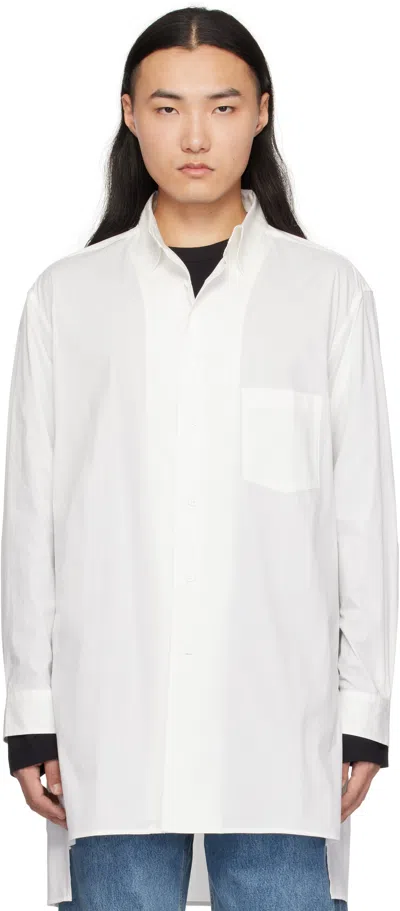 Y-3 White Graphic Shirt