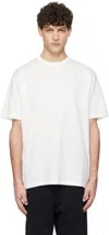 Y-3 White Logo-print T-shirt In White