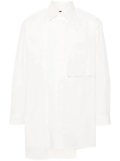 Y-3 White Layered Poplin Shirt