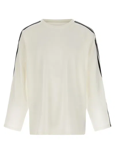 Y-3 WHITE LONG SLEEVE T-SHIRT