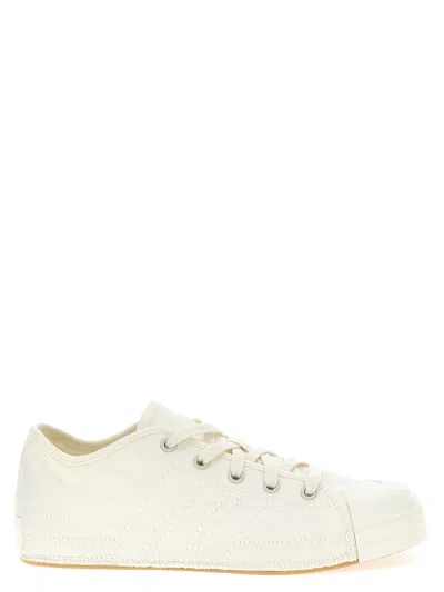 Y-3 White Nizza Lo Sneakers