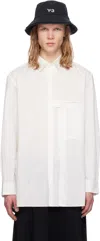 Y-3 Long-sleeved Shirt In White