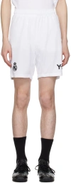 Y-3 WHITE REAL MADRID EDITION PRE-MATCH SHORTS