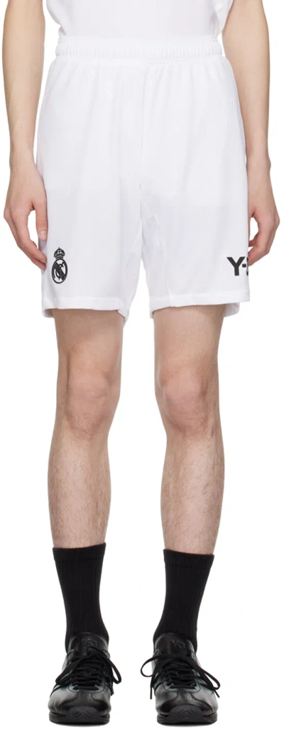 Y-3 White Real Madrid Edition Pre-match Shorts