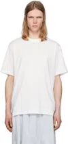 Y-3 White Regular Short Sleeve T-shirt In White