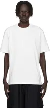 Y-3 White Short Sleeve T-shirt In White