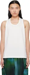 Y-3 Logo-print Tank Top In White