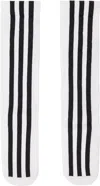 Y-3 White Stripes Socks In White