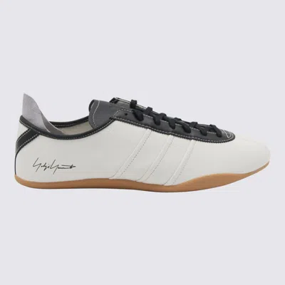 Y-3 WHTE LEATHER TOKYO SNEAKERS