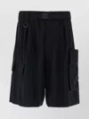 Y-3 Wide Leg Bermuda Shorts Bermuda And Short Black