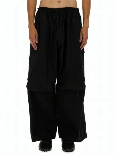 Y-3 WIDE-LEG CASUAL PANTS WITH ELASTIC WAISTBAND