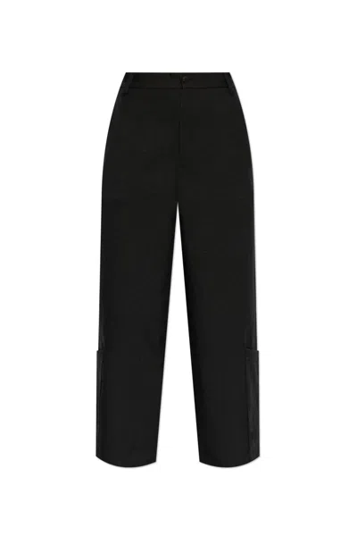 Y-3 Wide-leg Pants In Black