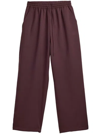 Y-3 WIDE-LEG TROUSERS WITH ELASTICATED WAISTBAND