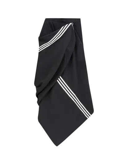 Y-3 Wire Nylon Skirt In Black