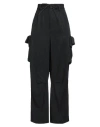 Y-3 Woman Pants Black Size M Lyocell, Polyamide