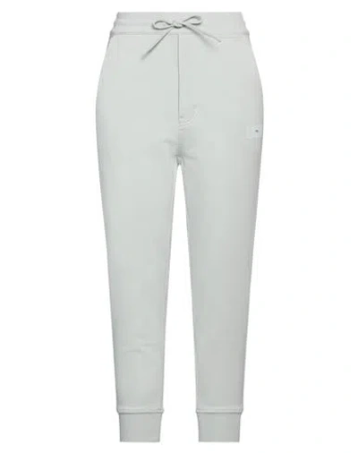 Y-3 Woman Pants Light Grey Size L Organic Cotton, Elastane