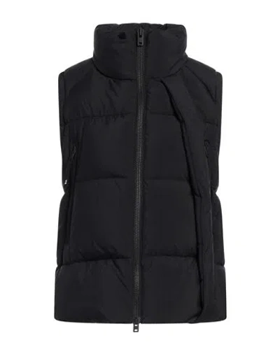 Y-3 Woman Puffer Black Size L Recycled Polyamide